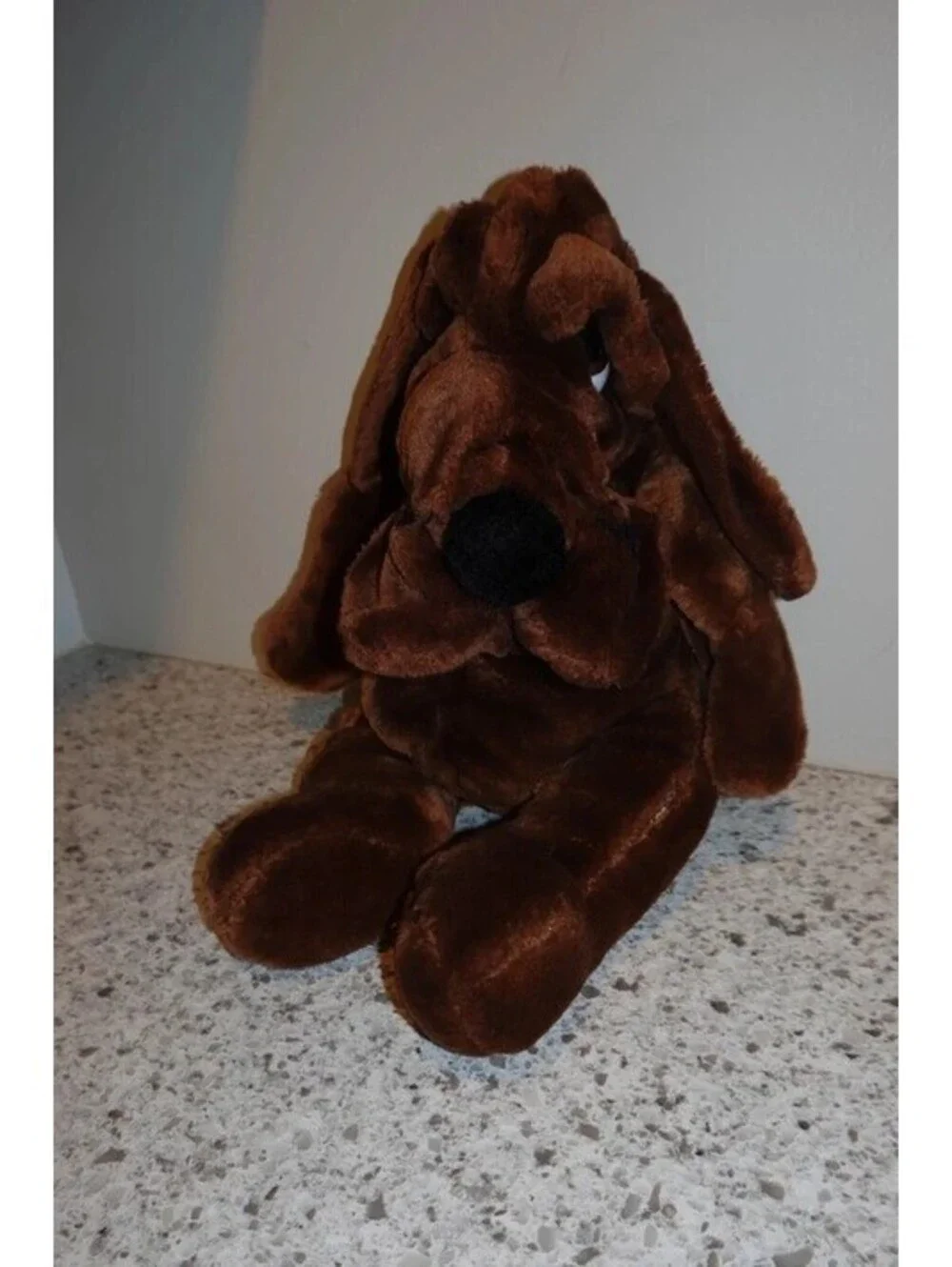 Vintage 1986 Dog Hound Puppet Plush 18